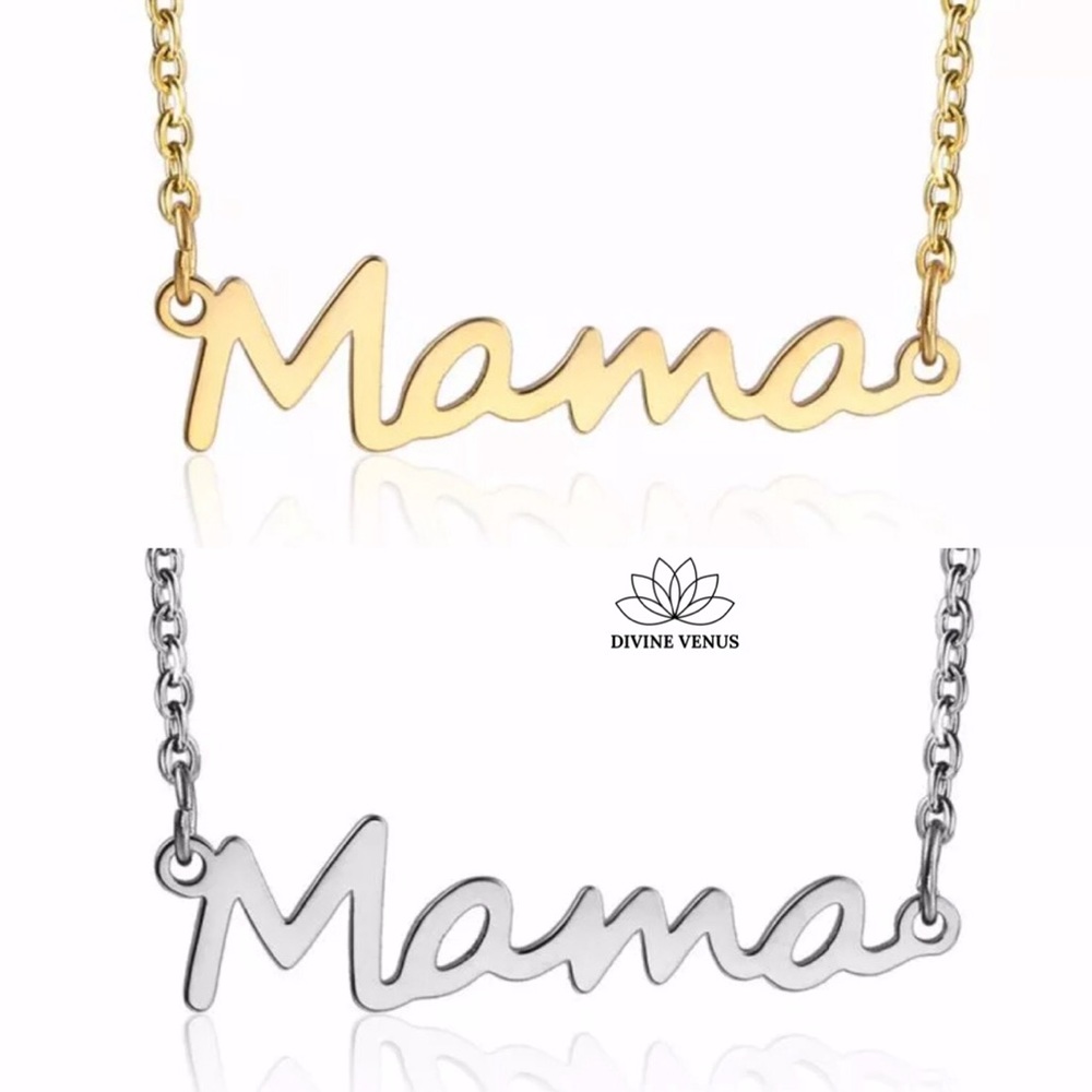 Mama Necklace • Stainless Steel